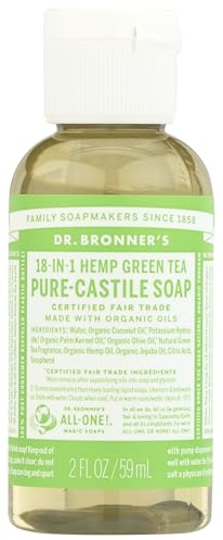 Dr Bronner's - Jabon de Castilla Puro de Té Verde - 59ml