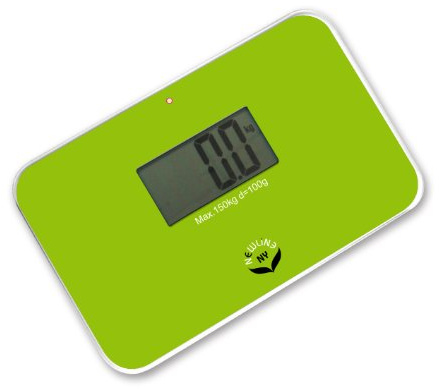 NewlineNY Lightest Step On Super Mini Travel Bathroom Scale, SBB0638SM-GN Green