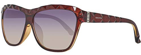 Swarovski SK0079 50W-62-12-145 Swarovski Sunglasses Sk0079 50W-62-12-145 Rechteckig Sonnenbrille 62, Braun