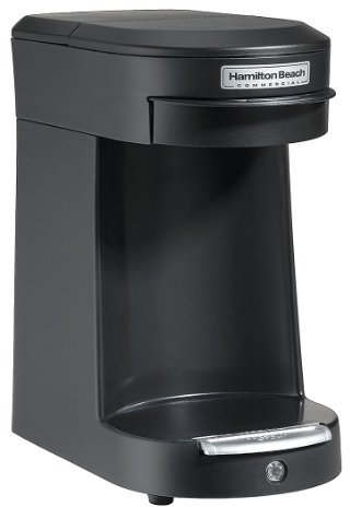 Hamilton Beach Commercial HDC200B Hospitality 1 Cup Pod Coffeemaker, Black