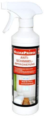 1 x  limpiador CleanPrince Anti Moho Impregnacón 500 ml: elimina Olor A Moho Hongo Prevención De Moho renovar Pintura Anti Moho Producto de limpieza Prevención Protección Protección Aerosol Del Molde Previene Manchas de moho