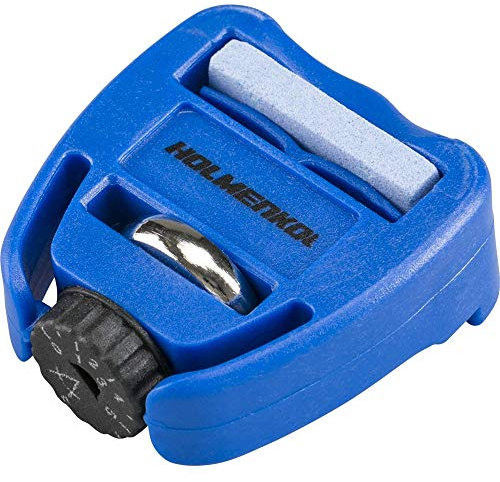 Holmenkol Unisex – Erwachsene Edge Trick mit Oxydstein Kantenschärfer Kantenschleifer, Mehrfarbig, Einheitsgröße