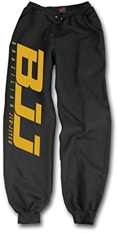 Dirty Ray Arti Marziali MMA Jiu-Jitsu Pantaloni della Tuta Uomo con Fondo Elasticizzato SDBJJ1S (M)