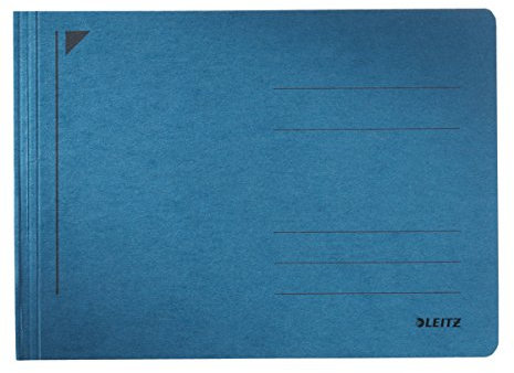 Leitz 30060035 Schnellhefter Rapid, A5 quer, Manilakarton, blau