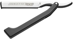 DOVO Shavette Rasiermesser mit Kunststoffgriff & Aluminium Kopf I Rasierklingen I Wechselklingen I Barber Rasierklingen I Double Edge