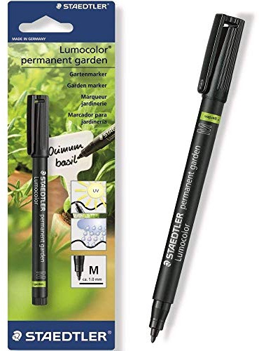 STAEDTLER GARDEN MARKER PEN PERMANENT OUTDOOR MARKER - [Pack of 2]