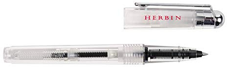 Jacques Herbin 22500T - Tintenroller transparent nachfüllbar, ideal für Kalligraphie und Korrespondenz, 1 Stück