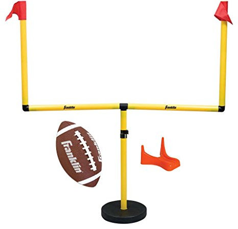 Franklin Sports Future Champs Youth Football Field Adjustable Goal Post Set