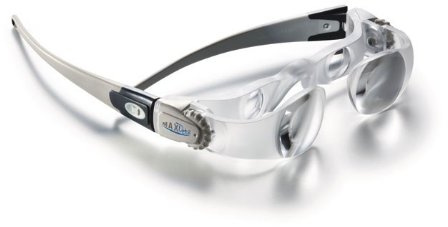 ESCHENBACH - LUPENBRILLE MaxDetail (Lindner 7169), Vergrößerung 2fach, Gewicht 49 Gramm. Sehfeld 15 cm/40 cm