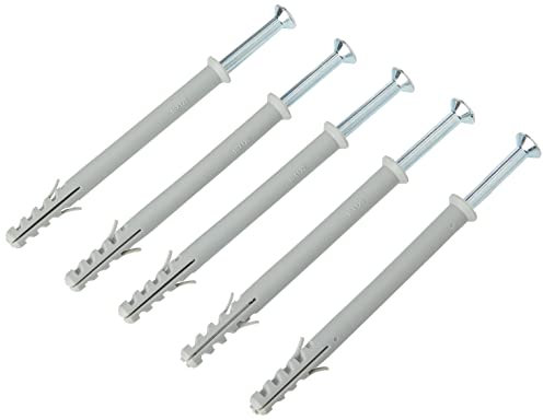 AHC K-ZPNFF10120B5 M10 x 120 mm Nylon Frame Fixing - White/Grey (Pack of 5)