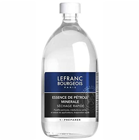 Lefranc & Bourgeois Malmittel, Künstler, Terpentinersatz für Ölfarben in 1 Liter Flasche