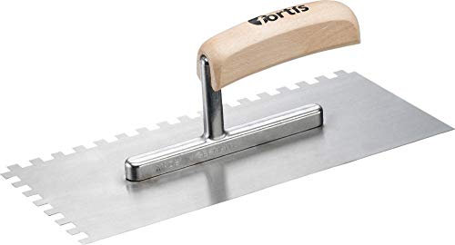 Cazzuola dentata 280 x 130 mm Z. 8 x 8 Fortis