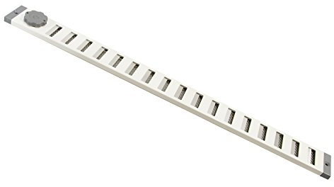Lüftungsgitter LG 5004 SW Schiebegitter Alu Weiss 500 x 40 mm Zuluft Abluftgitter