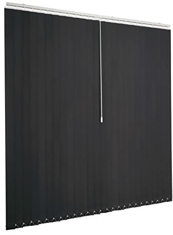 Ventanara® Lamellenvorhang anthrazit Vertikaljalousie 89mm inklusive Montagematerial 300 x 180 cm