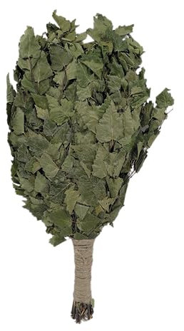 Dufte Momente | 1 x Birken Reisig Premium | Robuster Saunawedel mit intensivem Duft | Dicht & voluminös für Dein perfektes Sauna-Erlebnis