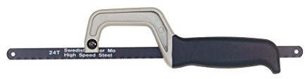 Teng Tools Hacksaw Holder With 12 Inch Blade and Key Hole Saw - 704, Silver