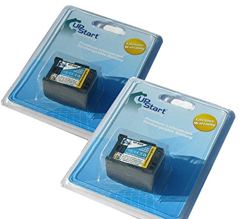 2 Pack - Replacement for Canon VIXIA HF20 Battery - Compatible with Canon BP-809 Digital Camcorder Battery (Decoded 890mAh 7.4V Lithium-Ion)