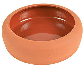 Trixie Keramikschale mit abgerundetem Rand, 250 ml, terracotta