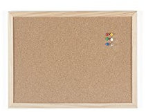 Bi-Office Korktafel / Pinnwand mit Holzrahmen- 5 Größen wählbar - 40 x30 cm