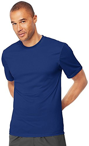 Hanes Adult Cool Dri Performance Tee (Deep Royal) (2X), Deep Royal, XXL