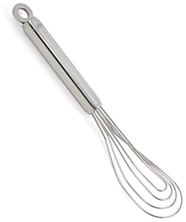 Norpro 2318 11-Inch Krona Stainless Steel Flat Whisk, Silver