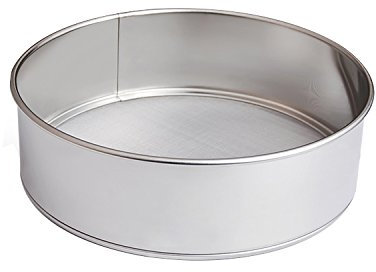 Keysui Tamis de Farine/Sucre Rond pour Cuisine - Acier Inoxydable 18cm