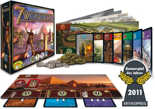 Asmodee Repos Production 200979 - 7 Wonders, Grundspiel, Deutsch, mehrfarbig