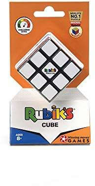 Rubik's Cube 3x3 Puzzle, Original Product, Includes Removable Mod Stickers to Customize, Toy for Kids Ages 8 and Up