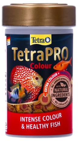 Tetra Pro Colour Multi Crisps Aliment complet premium - Nourriture de qualité supérieure pour poisson d'ornement tropical, Boîte de 100 ml