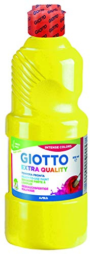 FILA GIOTTO Extra Quality, Malfertige Temperafarbe höchster Qualität, 500 ml - primärgelb