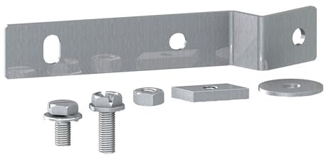 2 soportes regleta de masa+rail