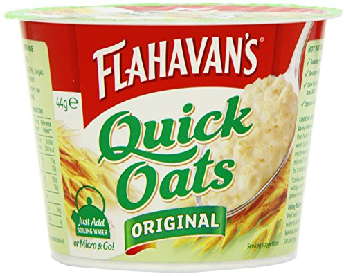 Flahavans Original Quick Oats Pot 44 g (Pack of 12)