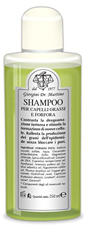 Dr. Giorgini Shampoo für fettiges Haar und Schuppen – 250 ml