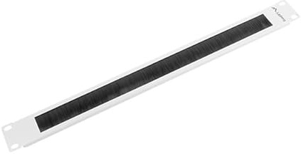 LANBERG BRUSH PANEL 19'', 1U, GRAY