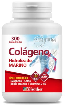 Zentrum Colágeno Hidrolizado Con Magnesio 300 Comprimidos de Ynsadiet