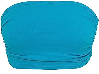 Urban Classics Top Bandeau para Mujer, Azul (Turquoise 00217), XS