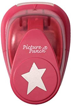 Vaessen Creative Craft Paper Punch - Star - 2,2 x 1,8 cm - Circle Cutter for Crafting and Card Making