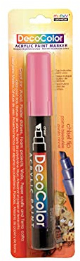 Uchida 315-C-9 Marvy Deco Color Chisel Tip Acrylic Paint Marker, Pink