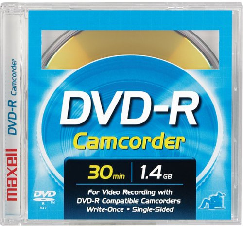 Maxell DVD-R CAM/Sony 3¿ DVD-R Removable Disc in Jewel Box for Sony DVD Camcorders