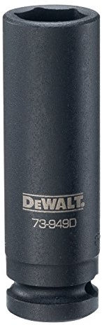 DEWALT DWMT73949OSP 6 Point 1/2'' Drive Deep Impact Socket 17MM
