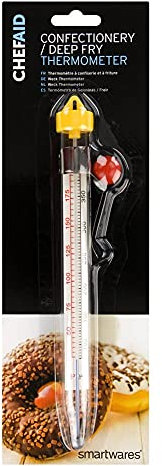 Chef Aid Thermomètre à Confiture et confiserie, marquage Facile à Lire de 40 °C à 200 °C - Accessoires de pâtisserie