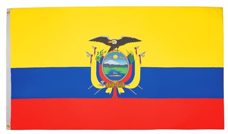 BANDIERA ECUADOR 150x90cm - GRAN BANDIERA ECUADOREGNA 90 x 150 cm Poliestere leggero - Bandiere - AZ FLAG