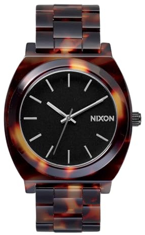 Nixon Time Teller Acetate -Spring 2017- Tortoise, Black/Multicoloured, One Size, Bracelet