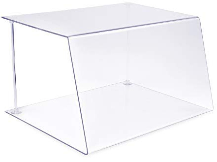A + H plásticos Holzhäuser TOS – Tipo 1 Longitud 60 cm – Para Gastronomía de petg – Mostrador modular y pasteles de vitrina (Cristal Transparente), Stärke 6mm