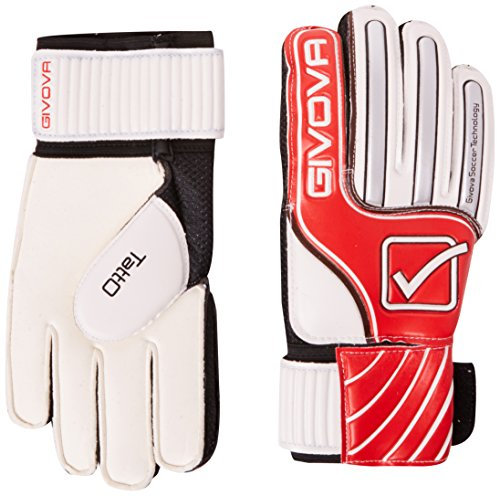 Givova Tatto Guanto da Portiere, 7 , Bianco/Rosso
