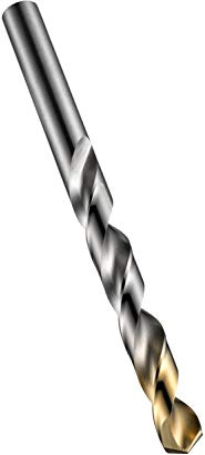 Dormer A002 HSS High Speed Steel Jobber Drill Bit with 118 Degree Tin Tipped Split Point, Single Pack