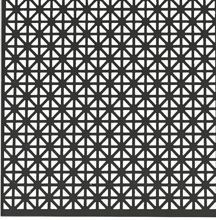 M-D Building Products 56006 12 in. x 24 in. x .020 in. Black Aluminum Sheet Union Jack