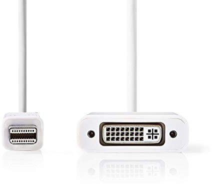 Ex-Pro Premium Mini DisplayPort to DVI-I MB570Z/A (Convert your Mini Display Port signal to DVI-I) [Mini Display to DVI-I] - for MacBook, MacBook Pro, MacBook Air, Unibody MacBook, iMac, Dell XPS etc.