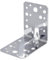 Alberts 335250 Schwerlast-Winkelverbinder mit Sicke | Edelstahl | 90 x 90 x 65 mm