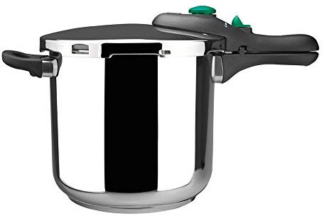 Magefesa DYNAMIC - Schnellkochtopf 7.5L, Edelstahl 18/10, 5 Sicherheitssysteme, Einfache Handhabung, Für Alle Herdarten Geeignet, Einschließlich Induktion